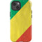 Republic of the Congo Flag Distressed iPhone 14 Impact Case